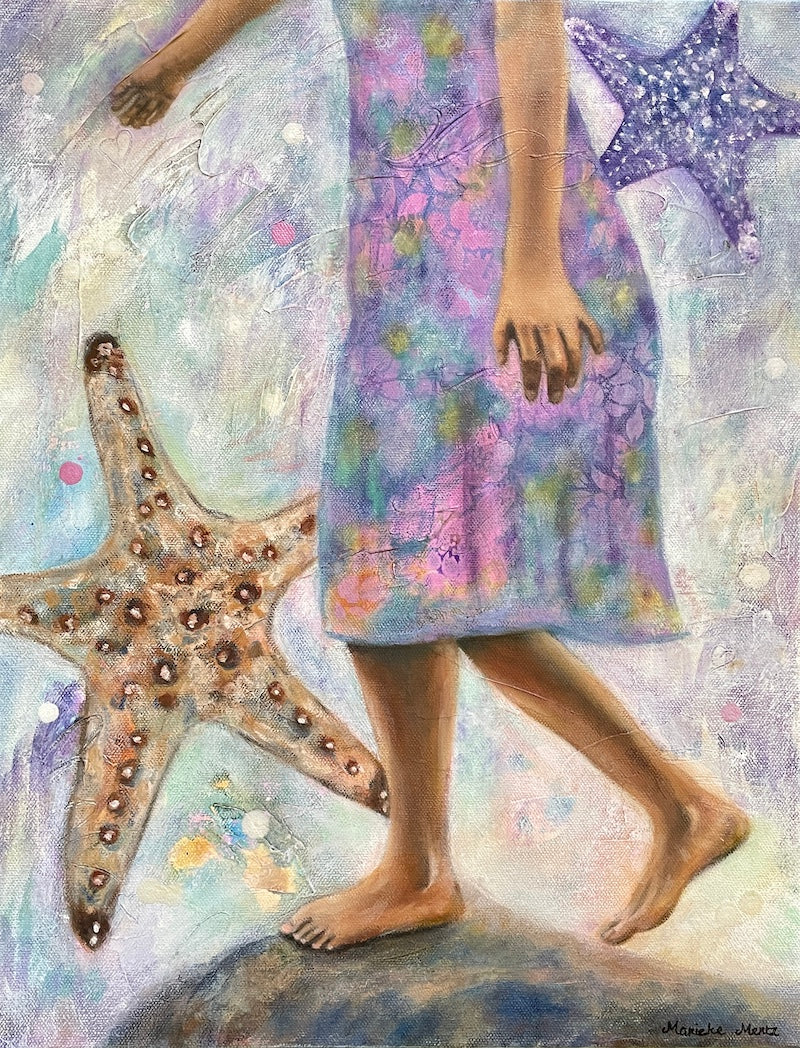 Dancing with the Tide - Coastal Fine Art Painting