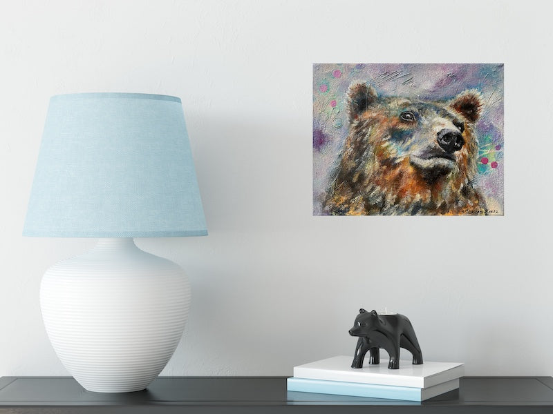 Longing - Brown Bear Original Art