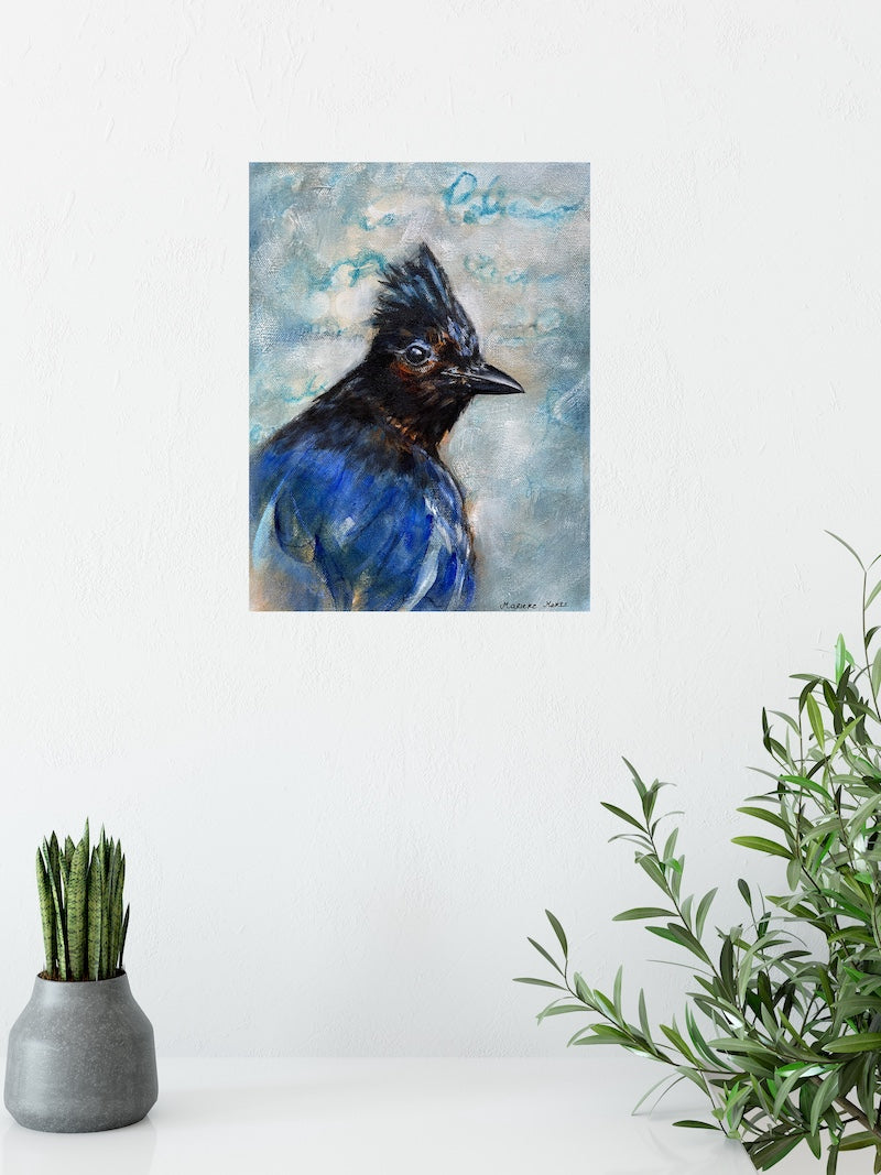 Just Stellar Original Bird Painting