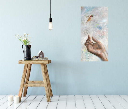 Touch of Joy Painting by artist MARIEKE MERTZ