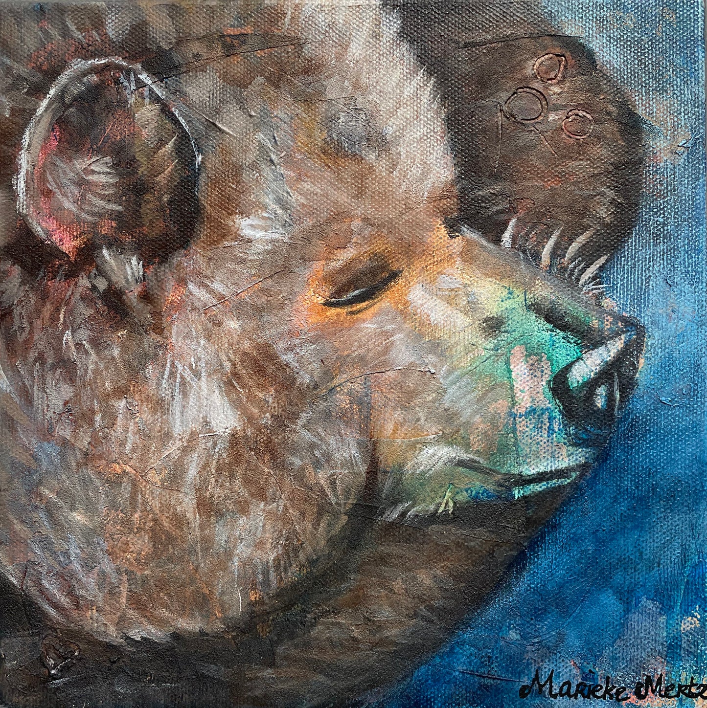 Bear - Wildlife Painting on Canvas