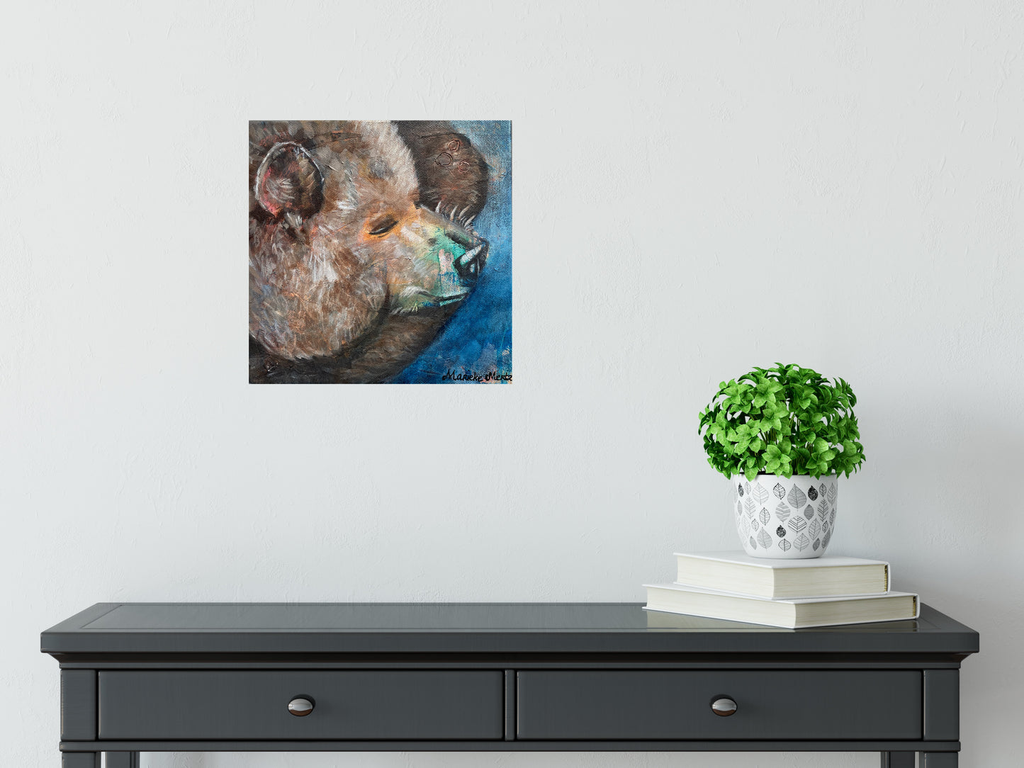Bear - Wildlife Painting on Canvas
