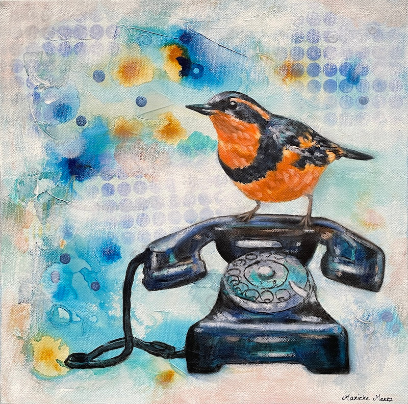 Conversations We Ought to Have - Varied Thrush Bird Art