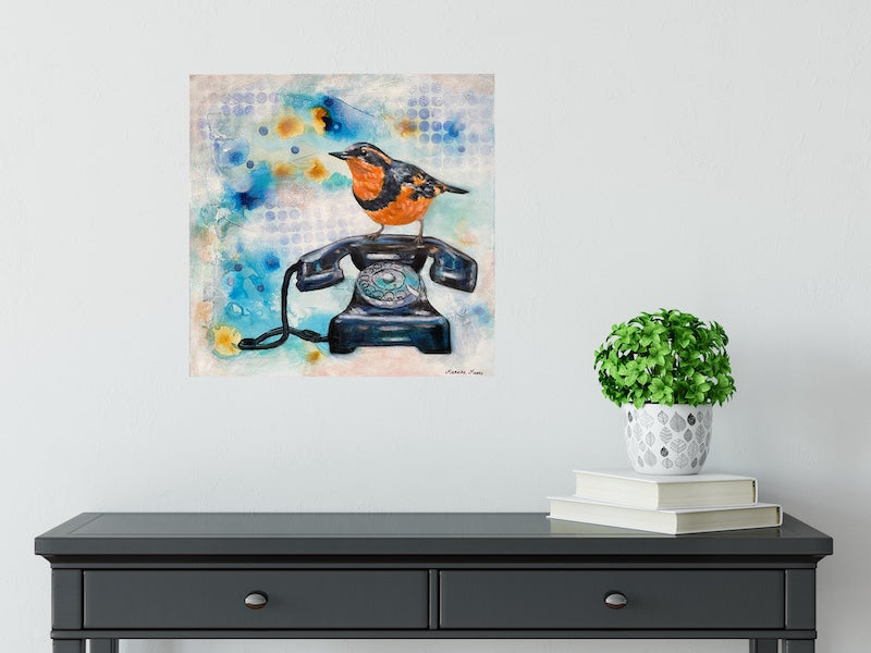 Conversations We Ought to Have - Varied Thrush Bird Art
