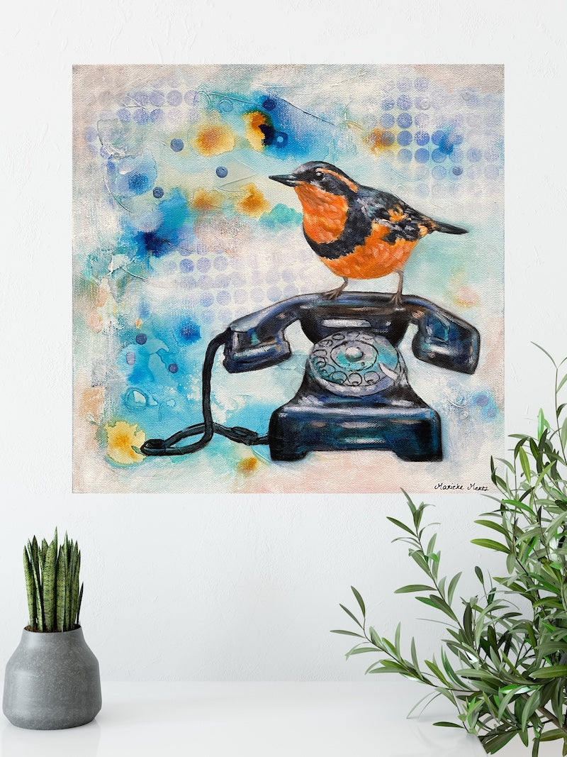 Conversations We Ought to Have - Varied Thrush Bird Art