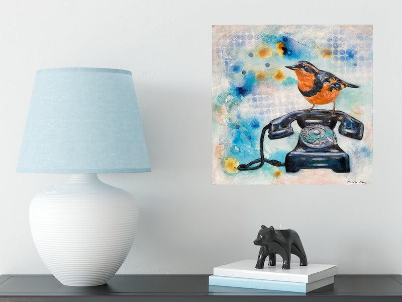 Conversations We Ought to Have - Varied Thrush Bird Art