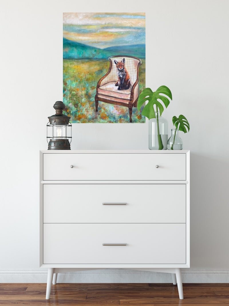 Comfort of Home - Fox Painting