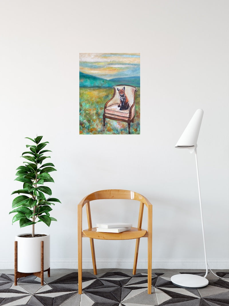 Comfort of Home - Fox Painting