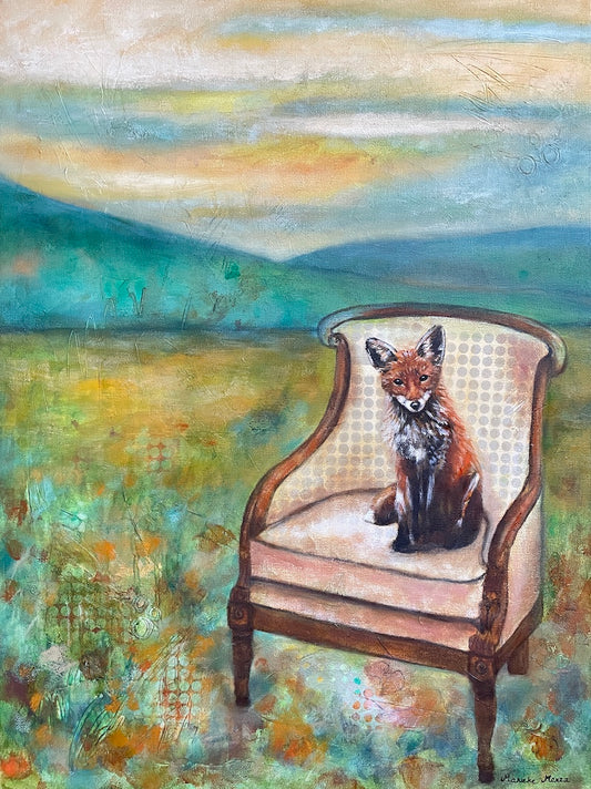 Comfort of Home - Fox Painting