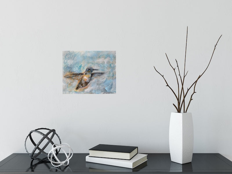 Pure Joy Hummingbird Original Painting