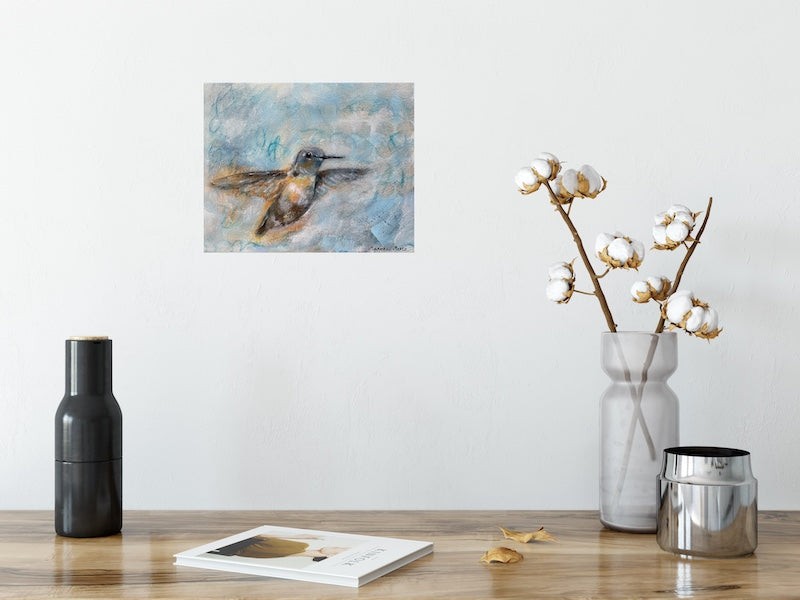 Pure Joy Hummingbird Original Painting