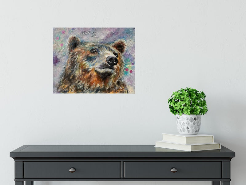 Longing - Brown Bear Original Art