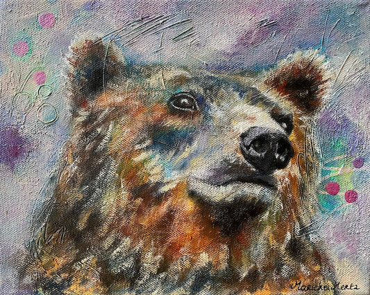 Longing - Brown Bear Original Art