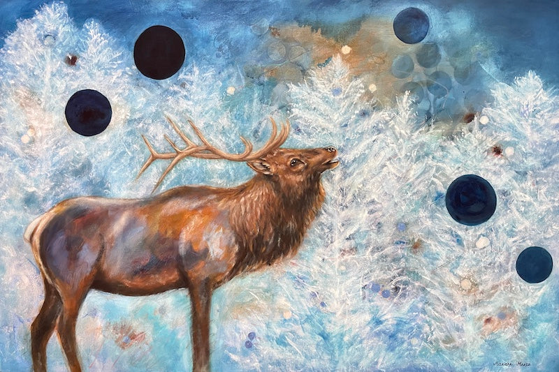 Resilience Elk Original Painting