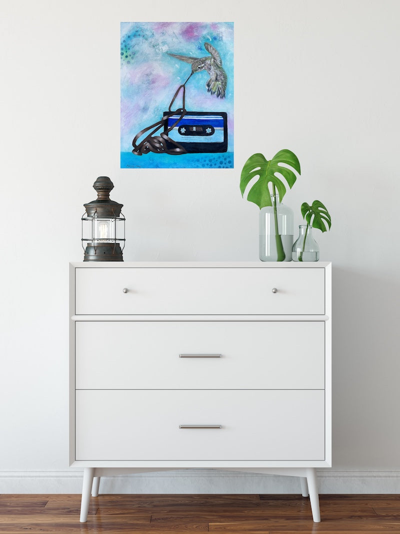 Shenanigans - Hummingbird Painting