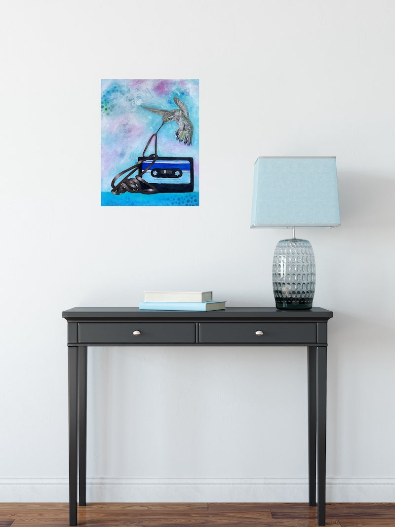 Shenanigans - Hummingbird Painting