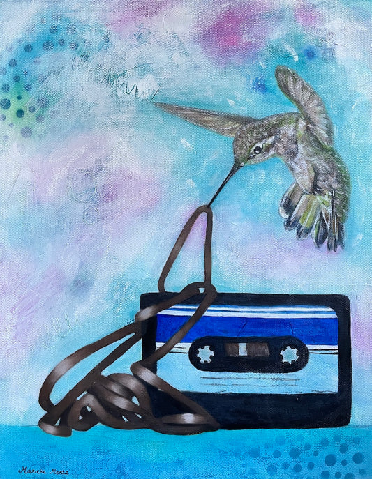 Shenanigans - Hummingbird Painting