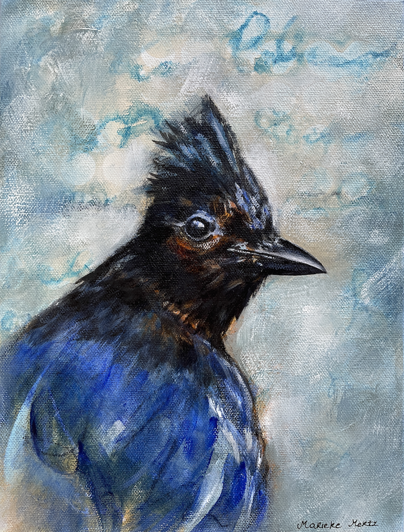 Just Stellar Original Bird Painting