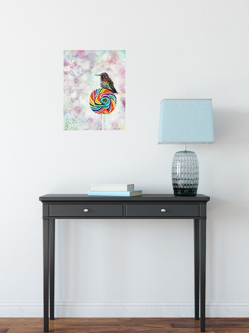 Sweet Tooth - Hummingbird Painting
