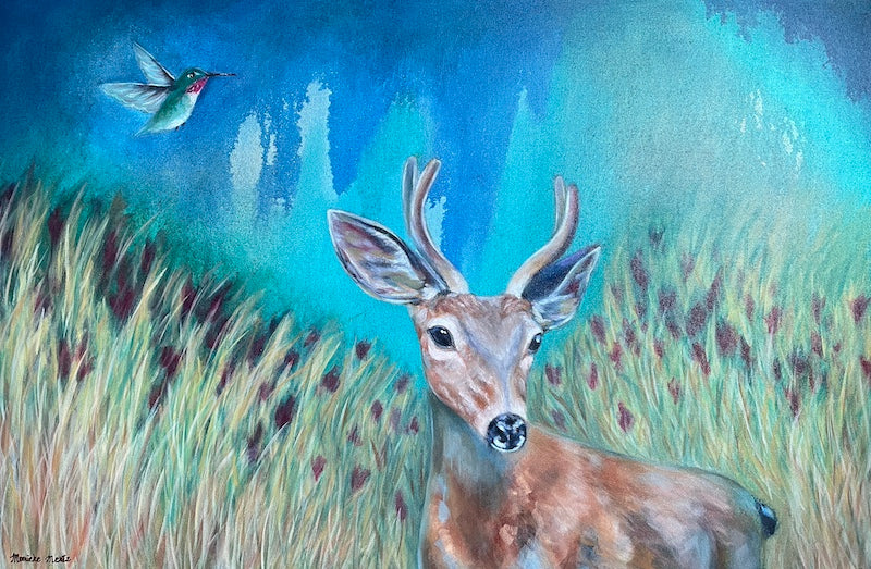 Wildlife Wanderings Oil Painting