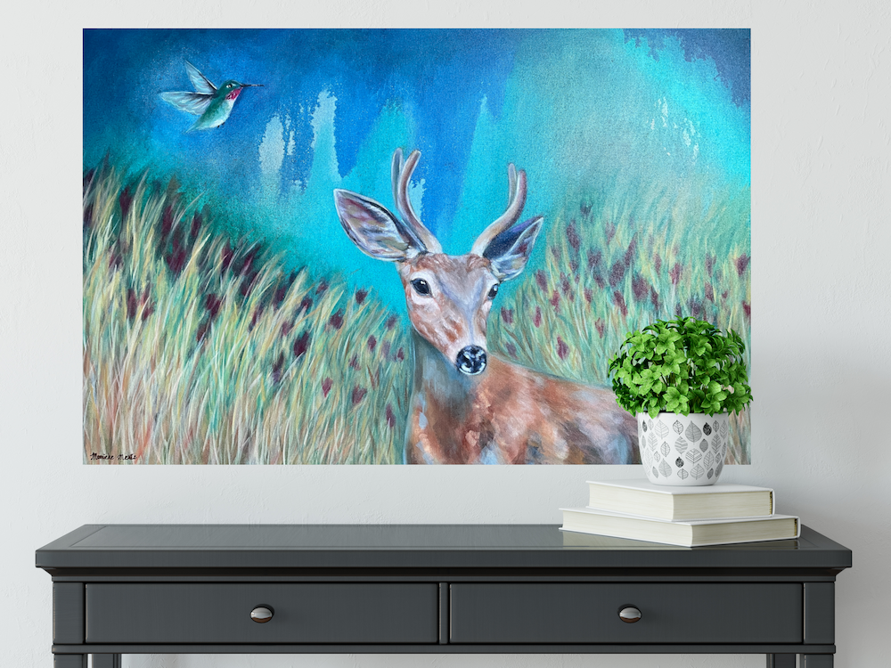 Wildlife Wanderings Oil Painting