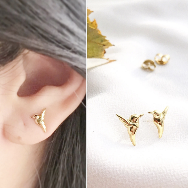 Coco Wagner Jewelry Hummingbird Earrings