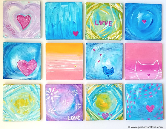 Spring 2020 Mini Painting Collection by Presents of Love